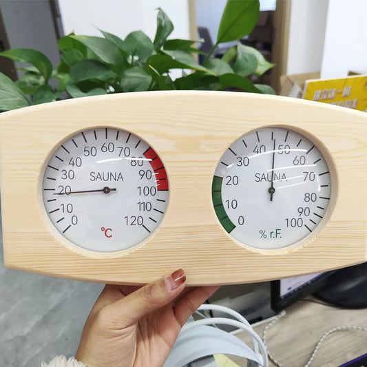 Sauna Dedicated Weat Box Accessories Wooden Sauna Thermometer Sauna