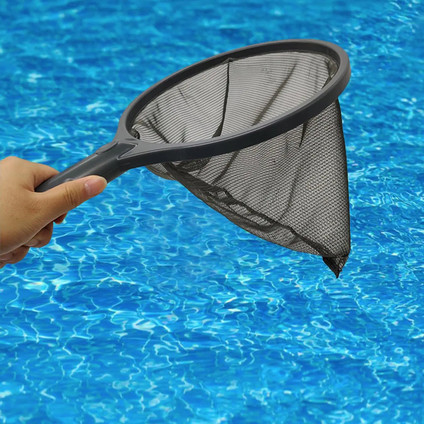 , Heavy Duty Spa Fountain Pond Leaf Rake Cleaning Tool, Fine Bag