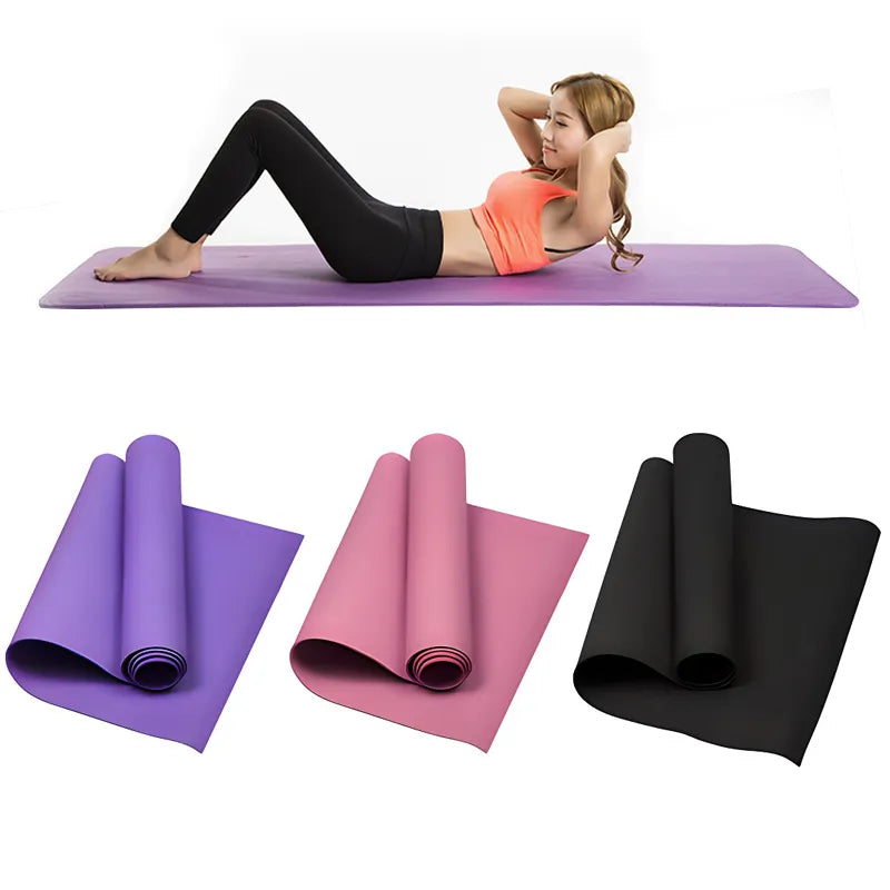 4MM Thick EVA Yoga Mats Anti-slip Sport Fitness Mat Blanket For